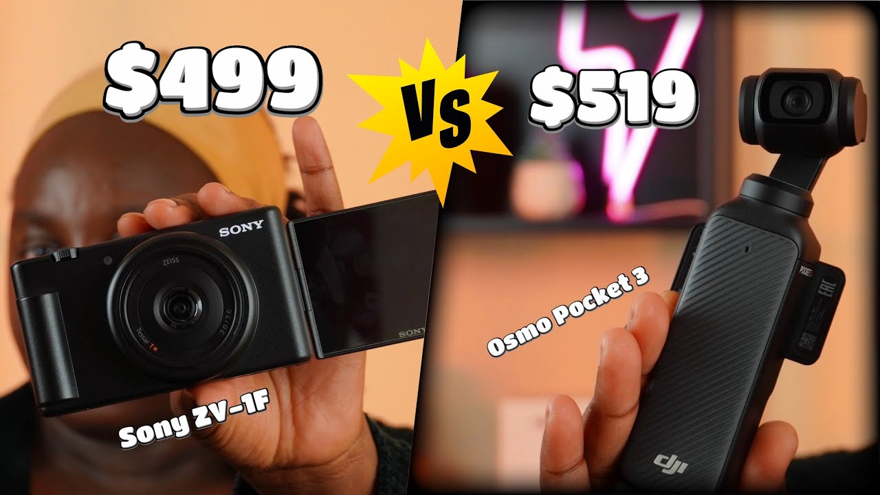 DJI OSMO POCKET 3 VS SONY ZV-1F - BEST COMPACT CAMERAS 2024