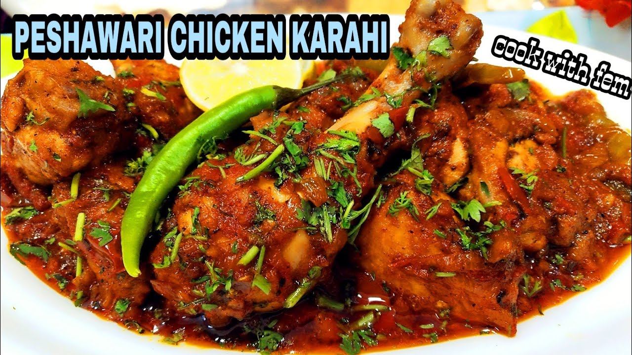 Peshawari Chicken Karahi Recipe Using High Quality Kamikoto Knives | Cook With Fem