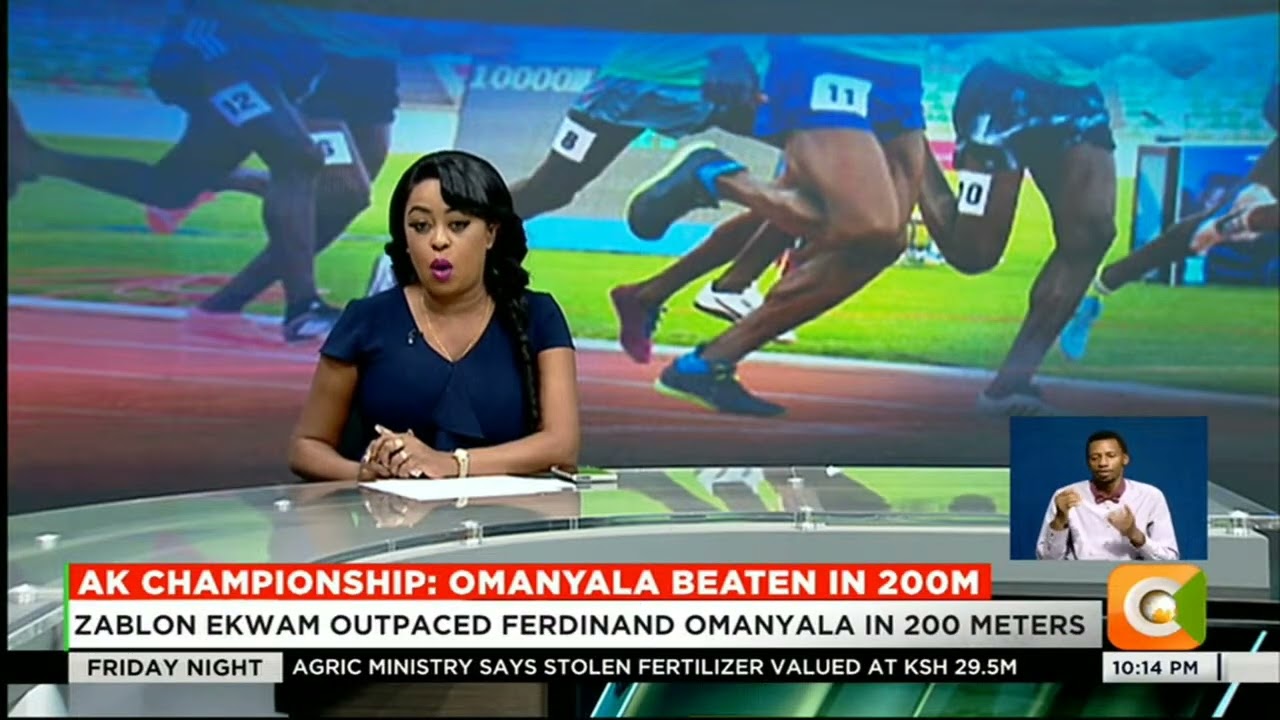 AK Championship: Omanyala beaten in 200M