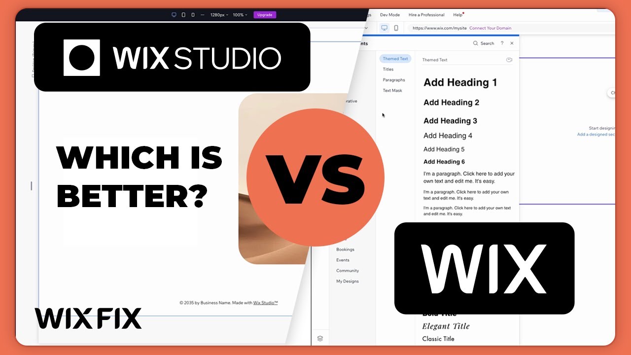 Классический Wix против Wix Studio | Wix Fix