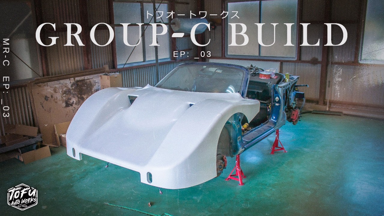 Making My First Fiberglass Parts in Japan. - Group C MR-2 Build Ep: 03