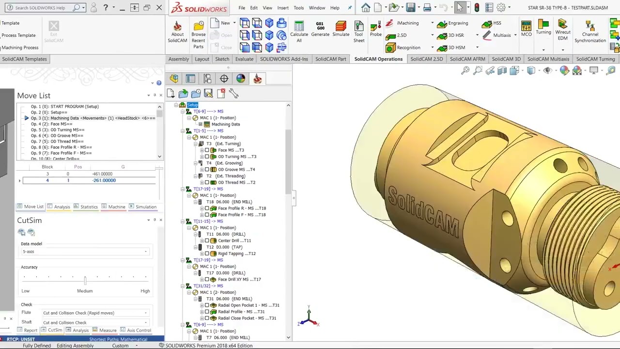 SolidCAM - D&eacute;colletage