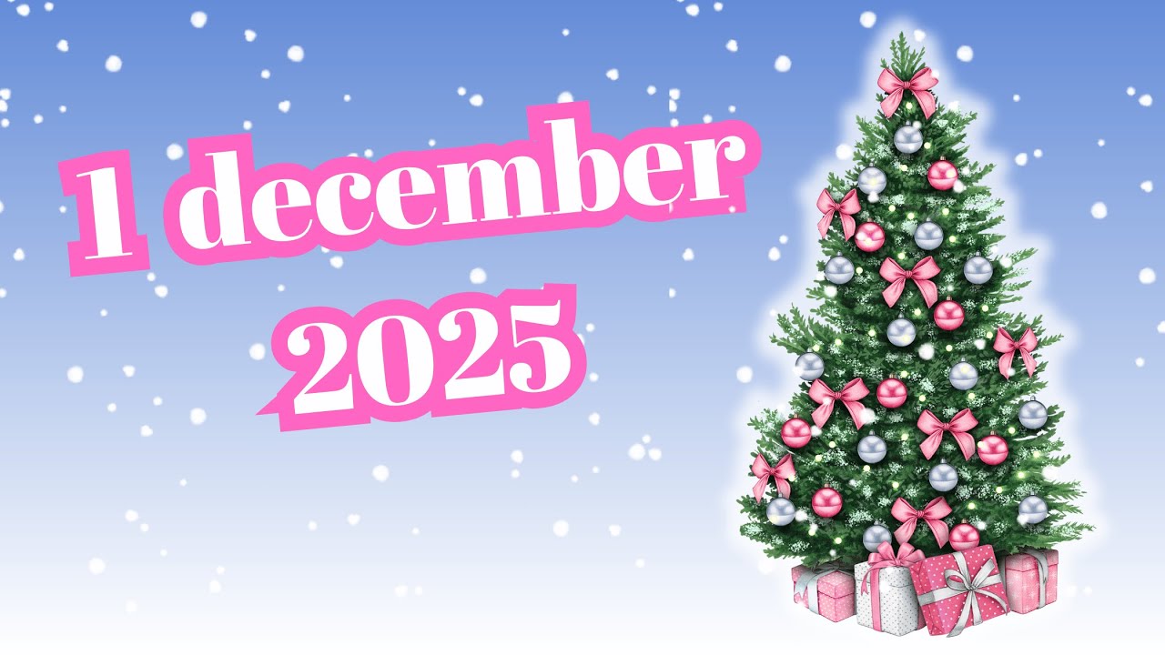 1 december 2025 - eindelijk starten met de adventskalenders! 🥳