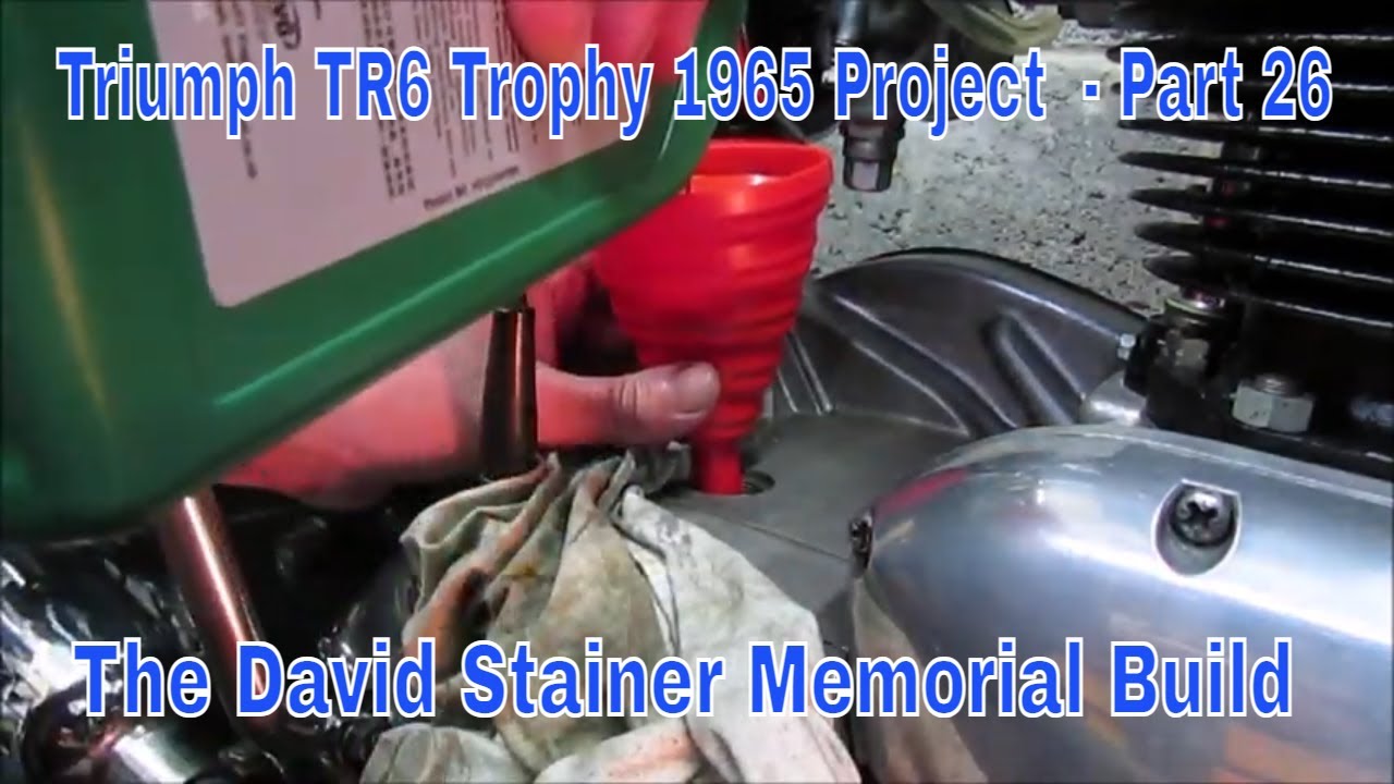 Triumph TR6 Trophy 1965 Project  - Part 26