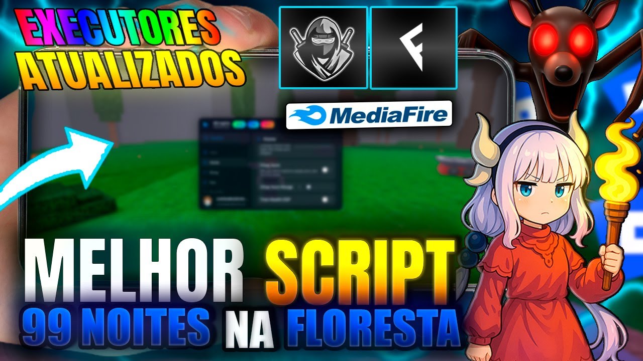 Como BAIXAR e USAR HACK no 99 Noites Na Floresta Script !! 😯SEM KEY | MOBILE e PC LINK DIRETO🔥