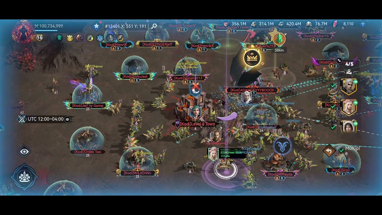 Viking Rise KVK 8 Gate 7  -   K3 and K13 Vs K167, K133, K166, K57 ,k68 and k130