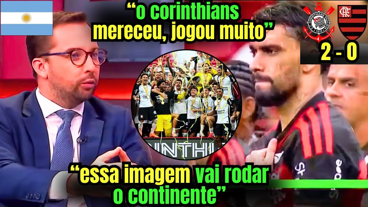 ARGENTINOS SE RENDERAM AO CORINTHIANS CAMPEÃO 
