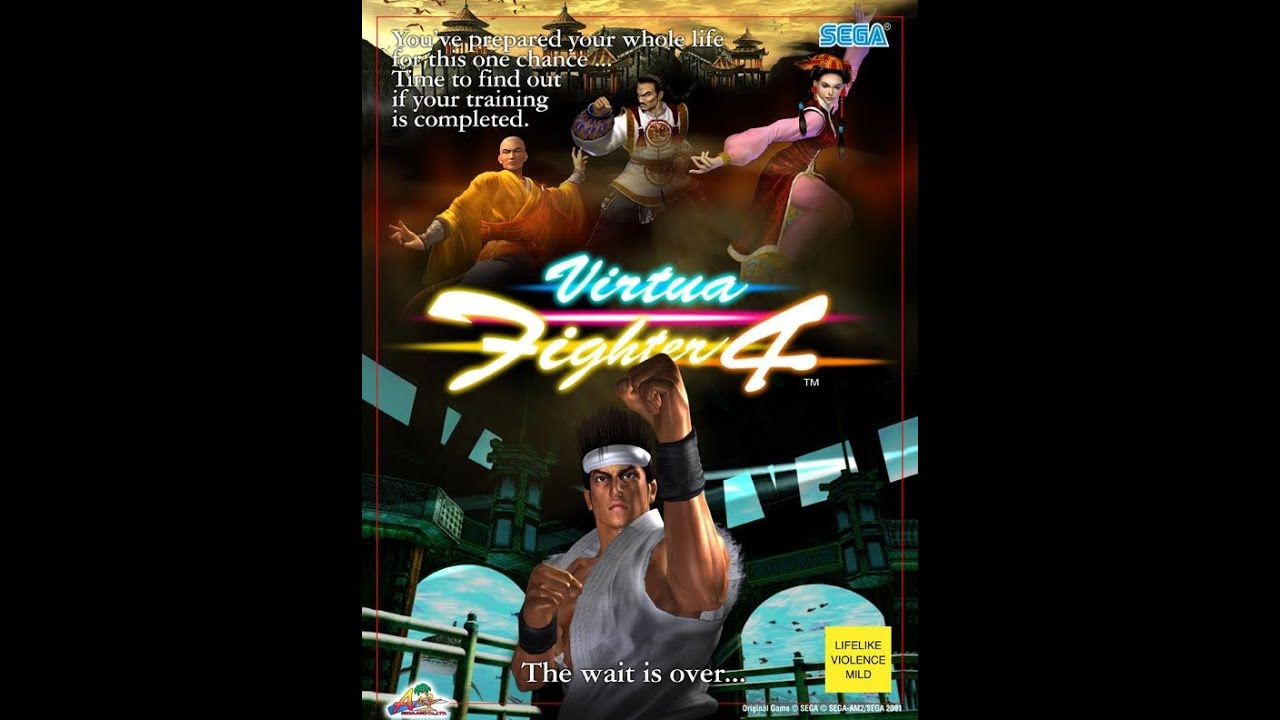 Virtua Fighter 4 Ver.C (Sega Naomi 2) Lau Chan 4K 60FPS