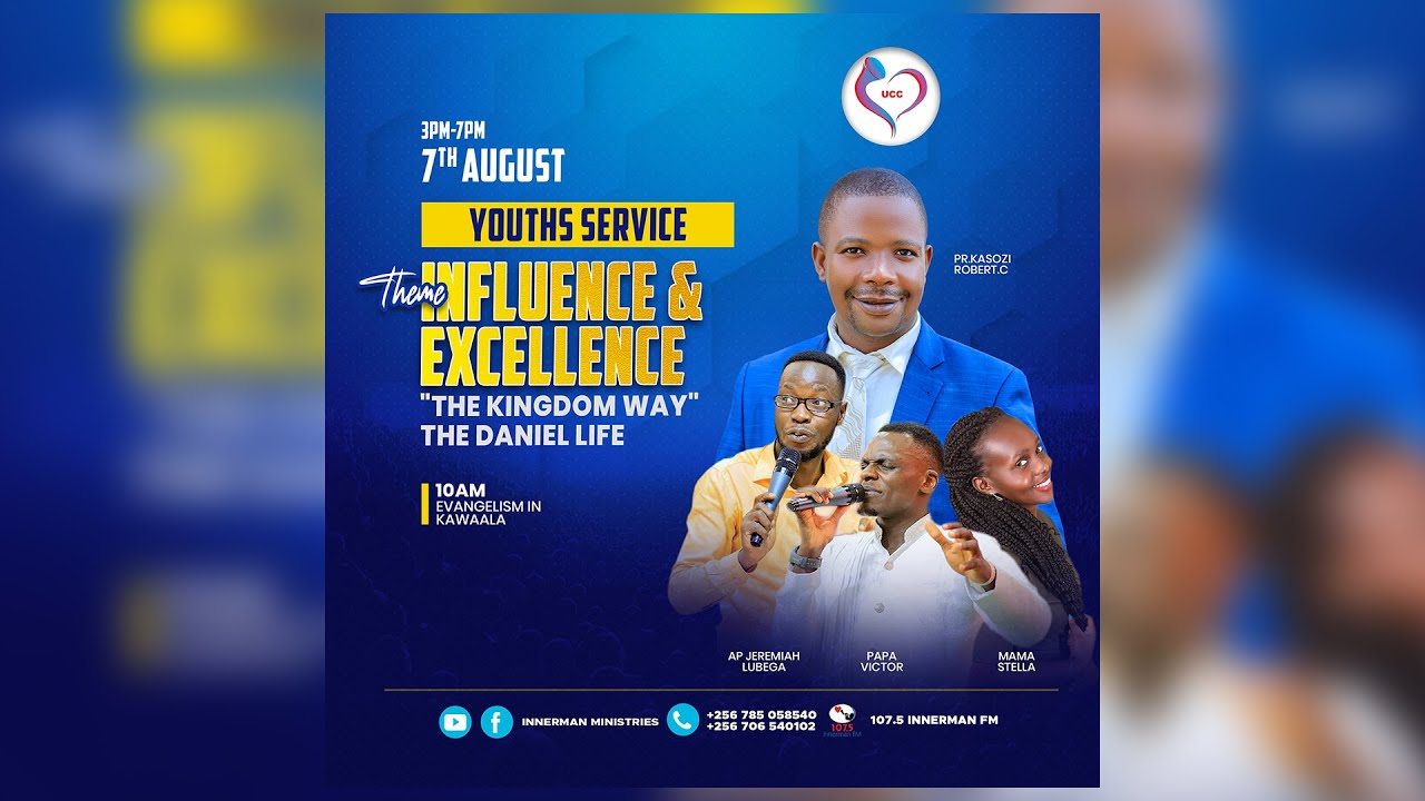 YOUTH SERVICE INFLUENCE AND EXCELENCE  ''THE KINGDOM WAY'' THE DANIEL LIFE  |  | LIVE @UCC