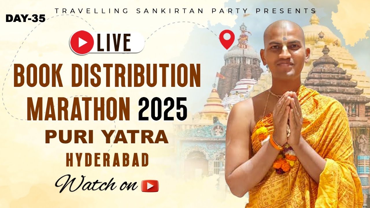 Day 35: Live Bhagavad Gita Distribution in Tekkalia