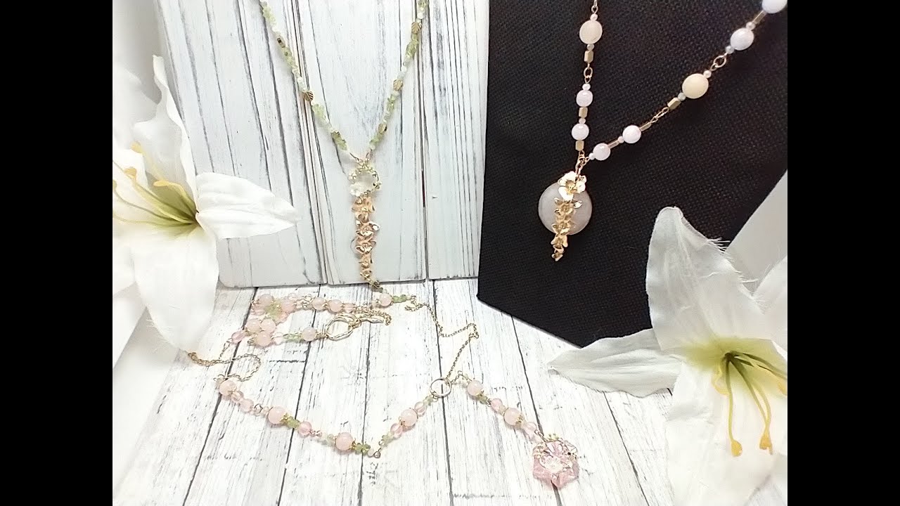 THREE Styles of Y Necklaces Made With the Bargain Bead Box April 2023