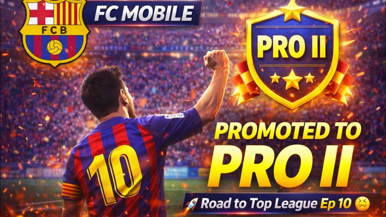 “PROMOTED TO PRO II 🚀 | Road to Top League Ep 10 😤”#fcmobile #headtohead #football #easportsfc 