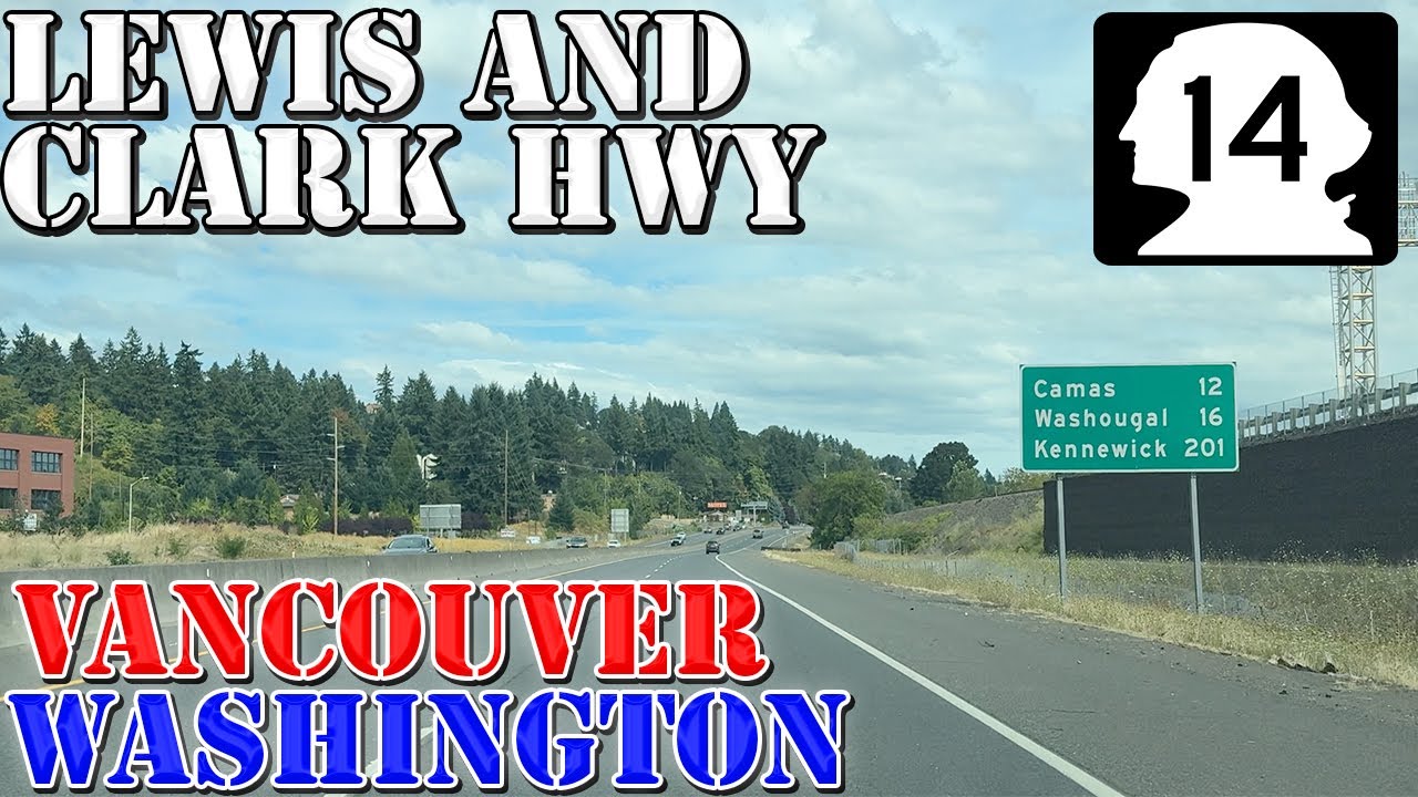 WA 14 East - Vancouver - Washington - 4K Highway Drive