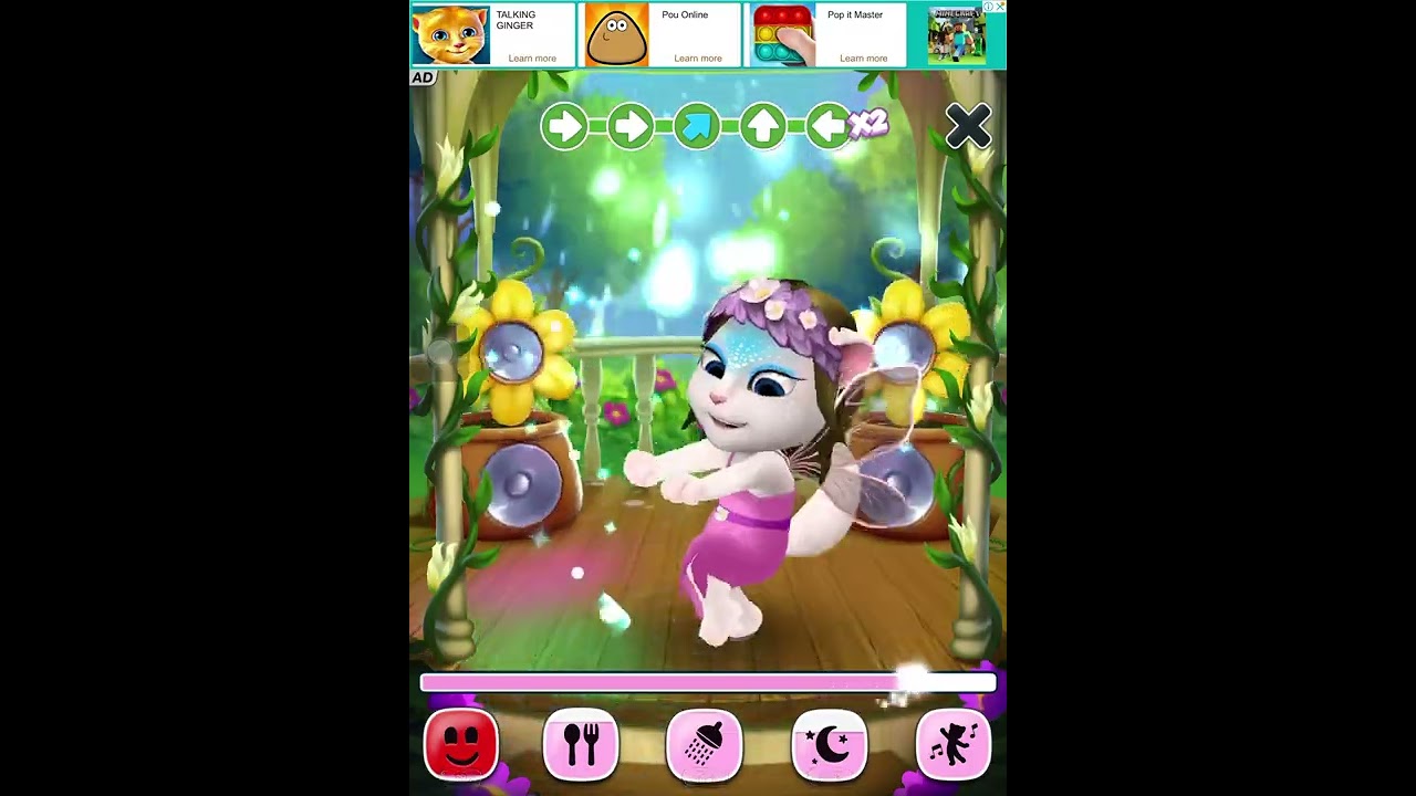 My talking angela spring dance