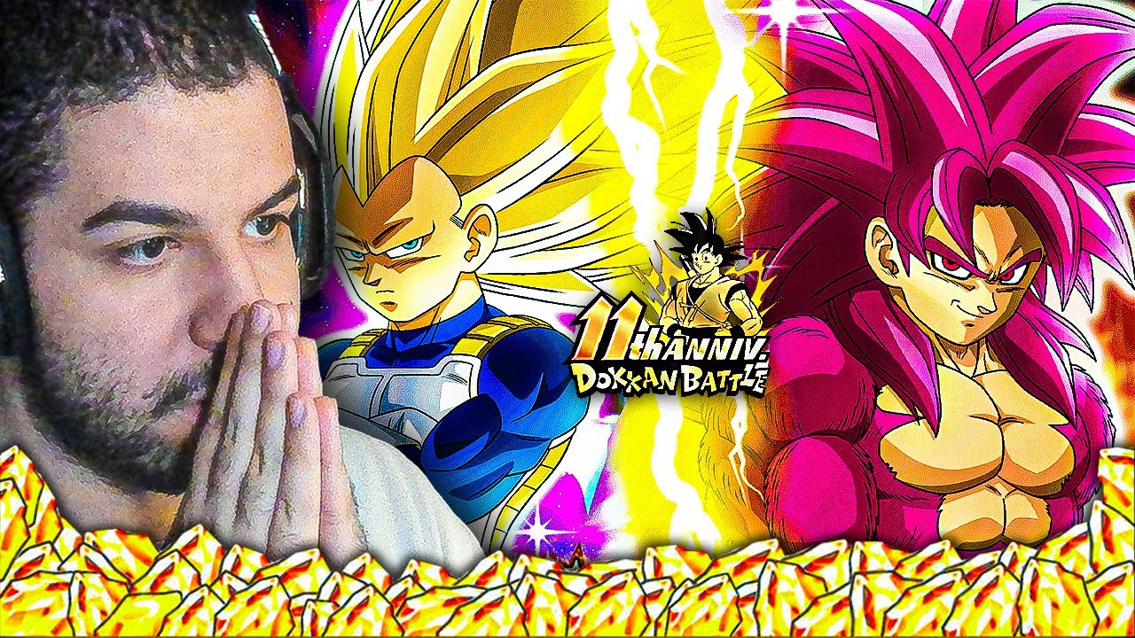 Can I Pull LR SSJ4 Goku & LR SSJ3 Vegeta With 1000 Stones? (DBZ Dokkan Battle)