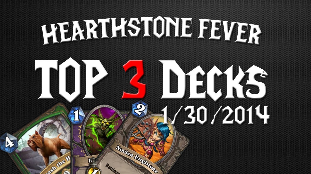 Hearthstone Top 3 Decks Hunter Rush, Warrior , Warlock Giant EP 2