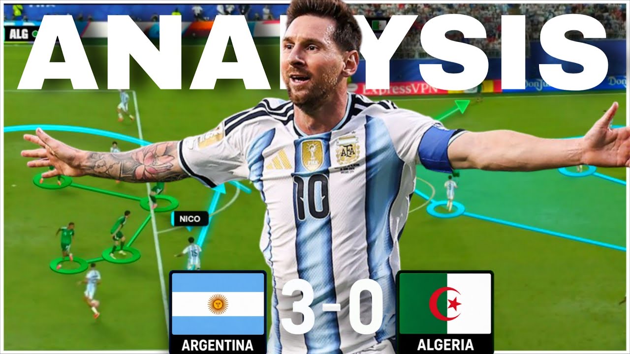 Argentina vs Algeria 3-0 Analysis | Messi Hat-Trick Masterclass | FIFA World Cup 2026 Explained