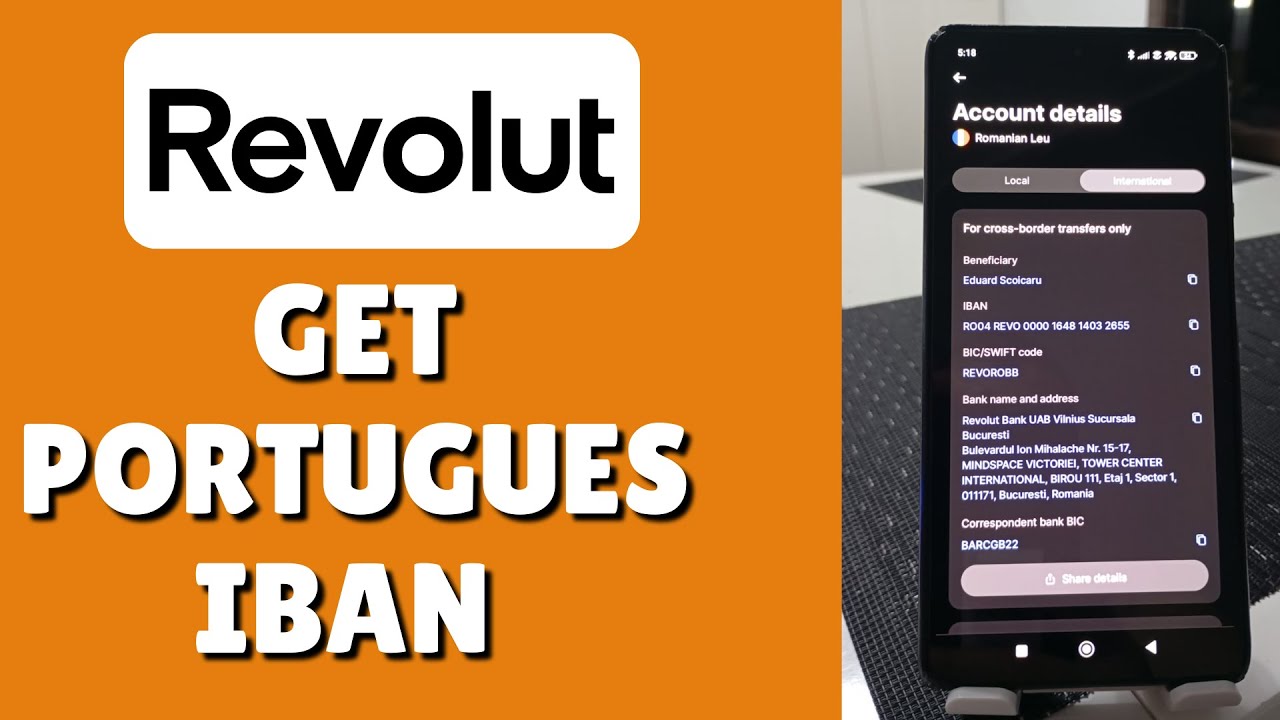 How To Get/Find Portugues Iban On Revolut