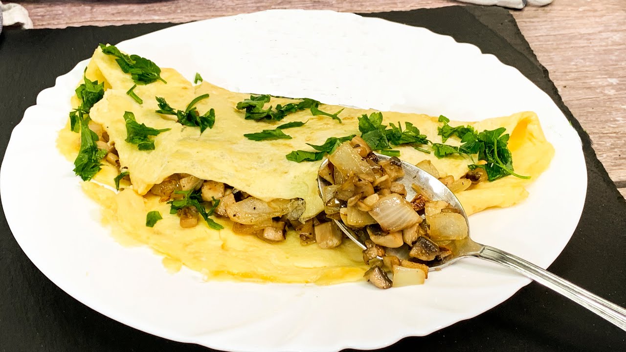 Tortilla con champiñones | RECETAS para NOVATOS