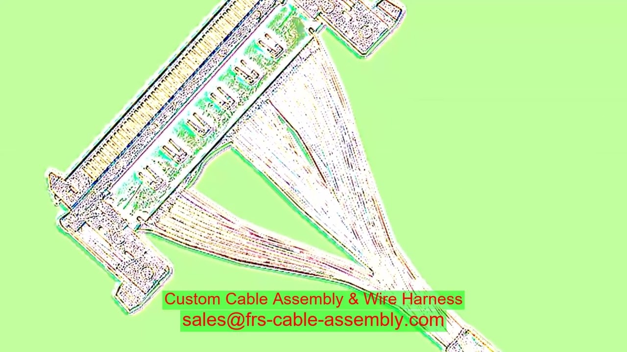 Cable Assemblies Manufacturer LVDS Cable 膦呺 Audi A4 2009 With Terminals Ul1601 30Awg Gimbal LVDS Ca