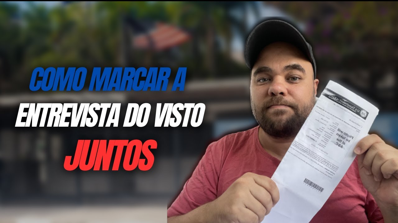 Como agendar o visto americano juntos | Visto em família