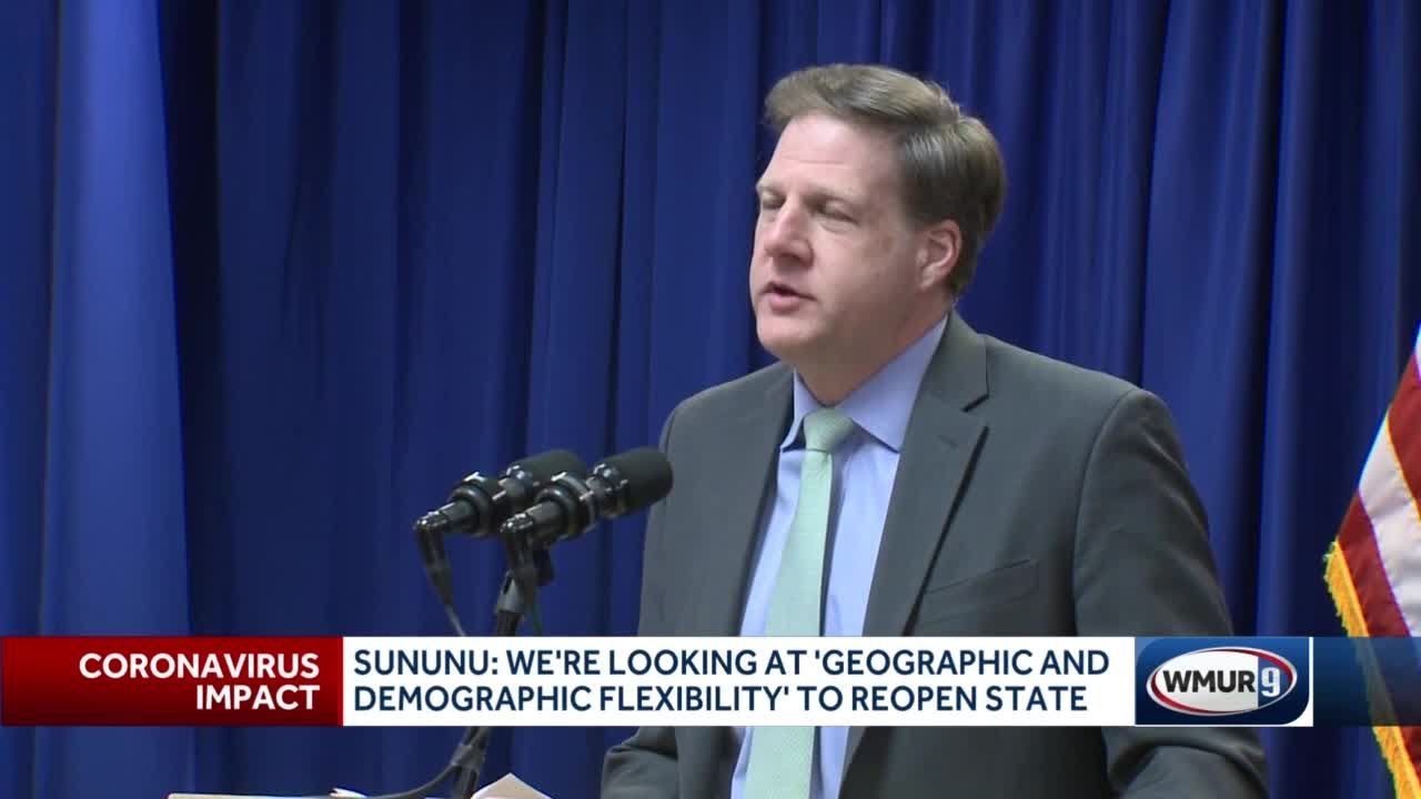 Sununu: We're looking at 'geographic and demographic flexibility' to reopen state