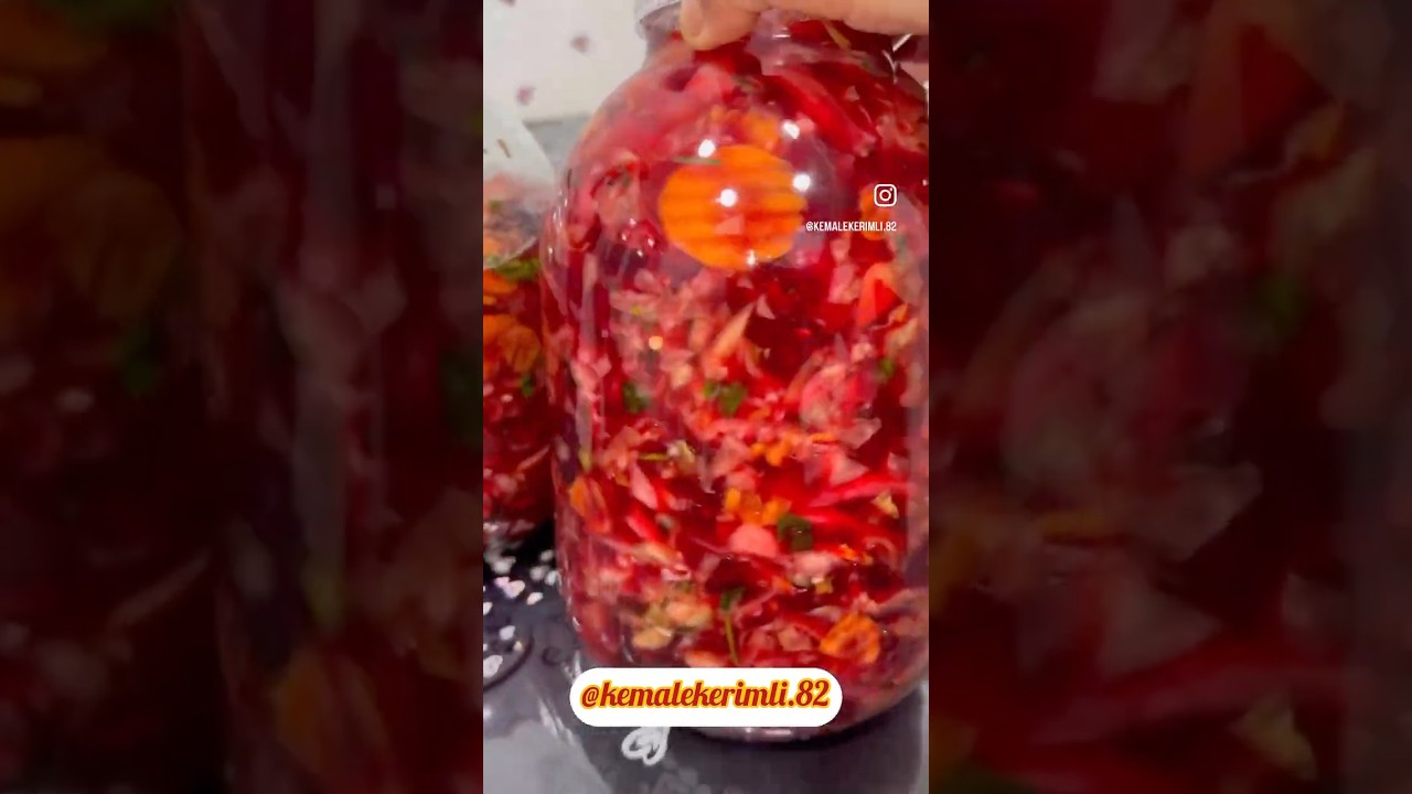 Qışlıq 🔴QIRMIZI KƏLƏM 🔴TURŞUSU👌💯#shortsvideo