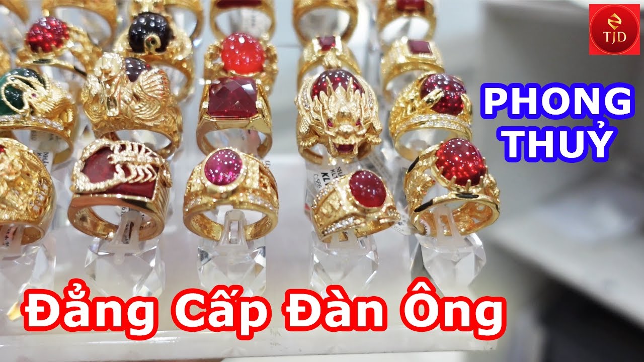 268 Mẫu Nhẫn Vàng Nam Đẹp -Mới Nhất 2022 -14k, 16k, 18k, 23k, 24k (9999) -TJD