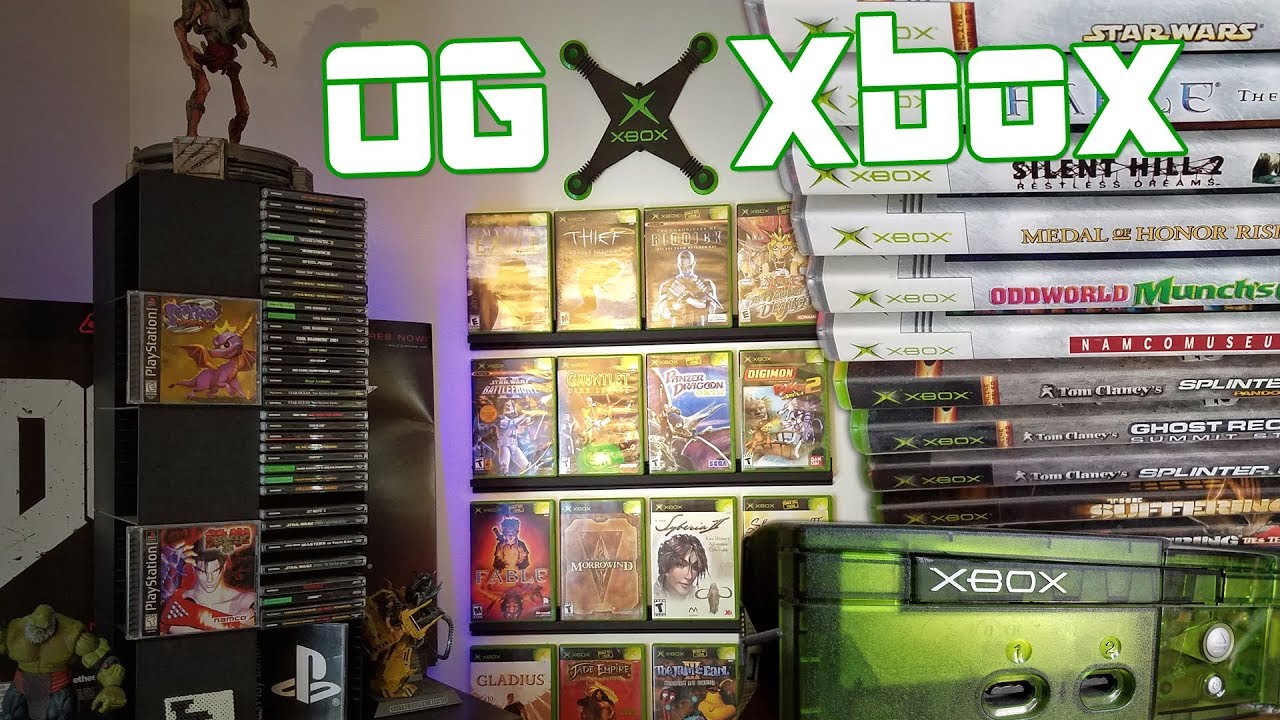 OG XBOX Collection! Game Room Tour 2017 4K