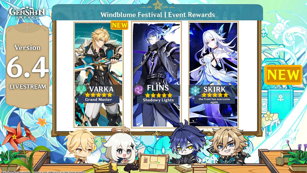 JUST IN! THE 6.4 CONFIRMED BANNER LINEUP IS HERE! DO NOT MISS THEM! - Genshin Impact