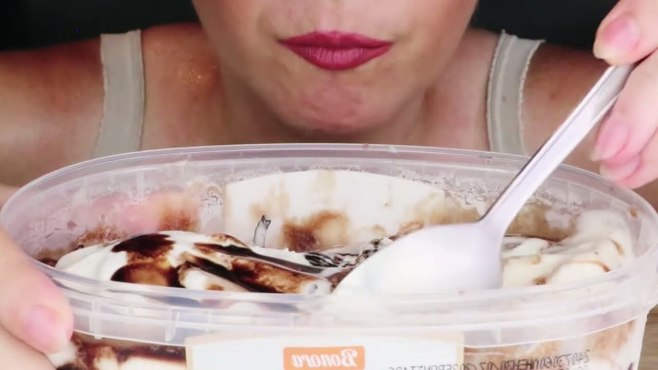 ASMR Delicious Chocolate Icecream Dessert Eating Sound 2x Speed Video, Mukbang. @SaltedCaramelLife 