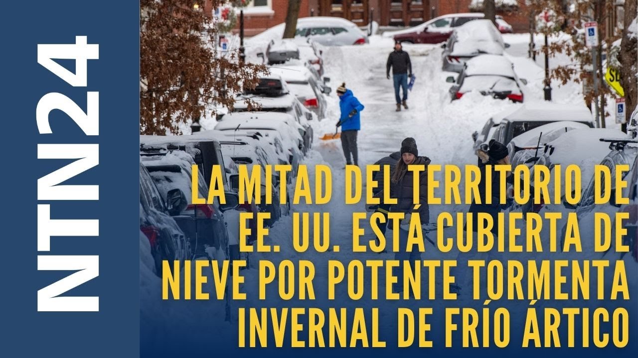 La mitad del territorio de EEUU está cubierta de nieve por potente tormenta invernal de frío ártico