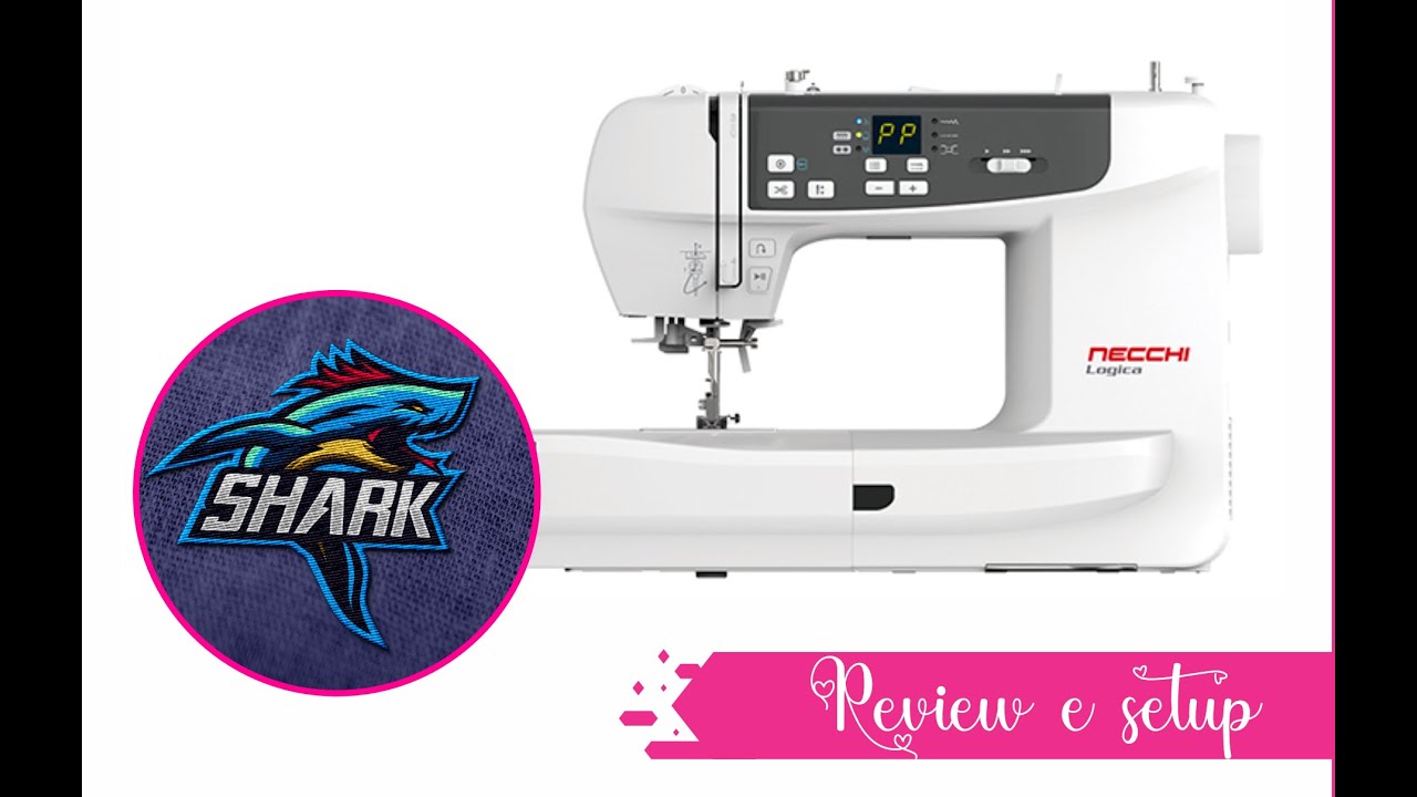 Ricamatrice, macchina da cucire, Necchi Logica NCH05AX. Recensione, accessori e setup iniziale