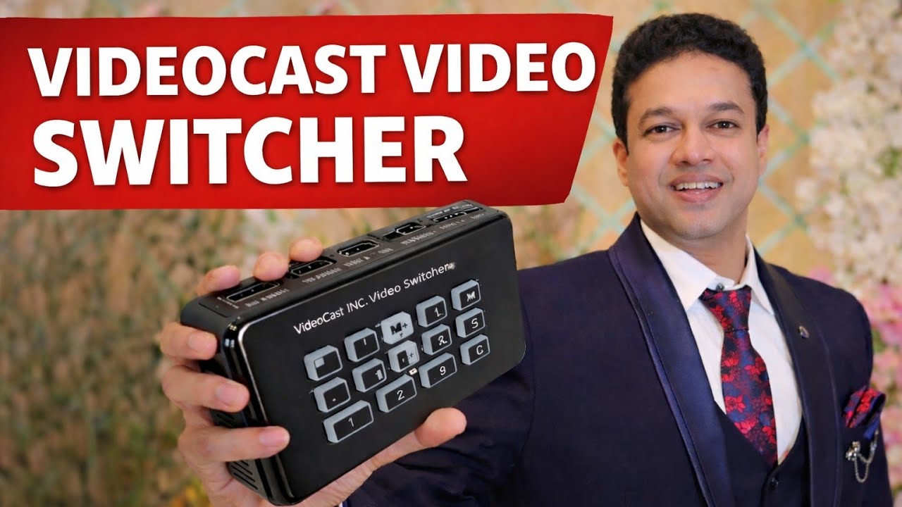 Best Budget Video Switcher | VIDEOCAST 2 Channel V2 Video Switcher with USB and HDMI Loop out