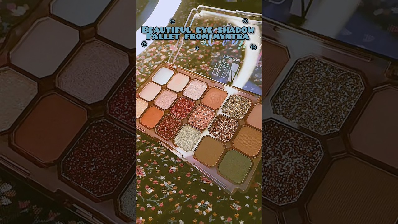 Eyeshadow Palette from Myntra💜🫧 | Beautiful Palette| Pastel Planner 🌷 