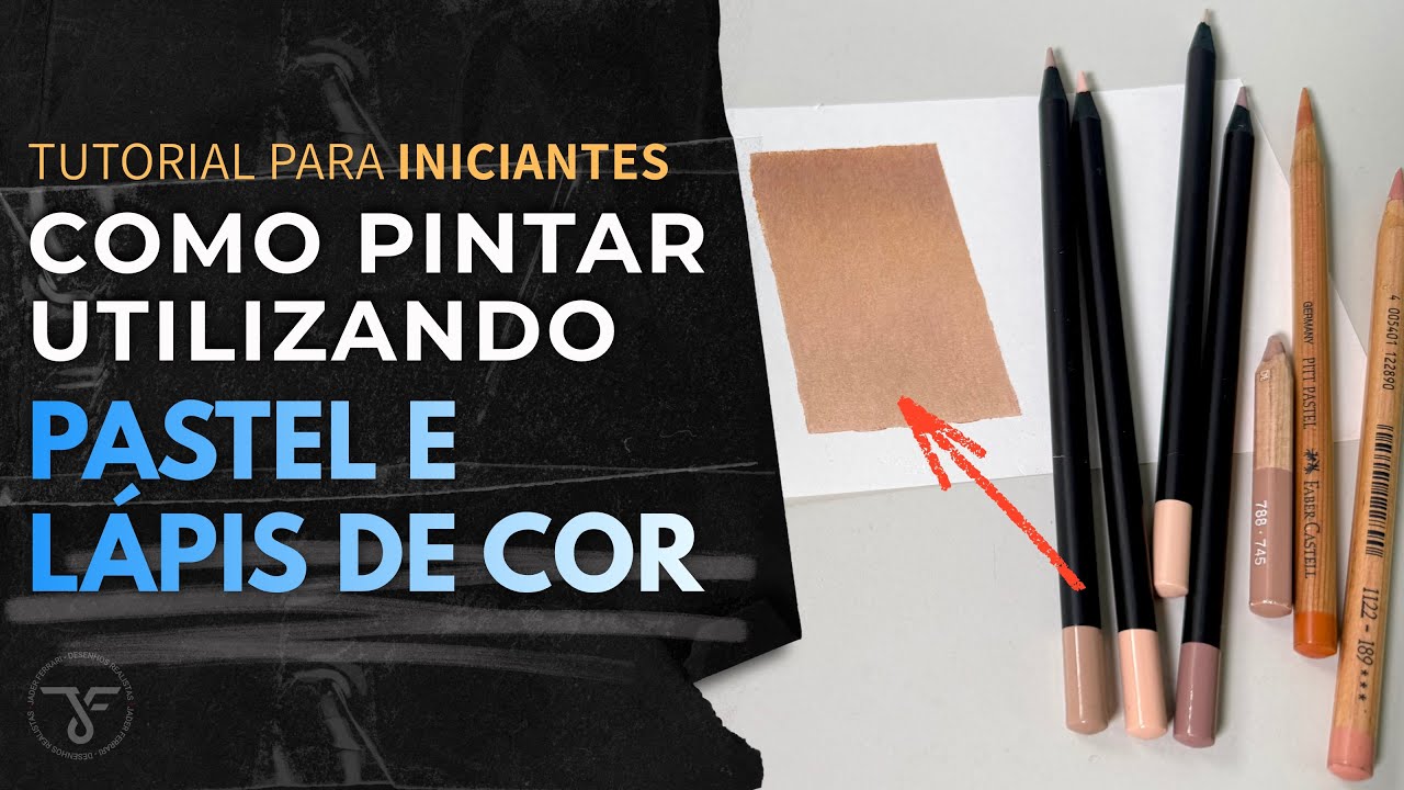 Tutorial para Inciantes na Técnica Mista a Pastel Seco com Lápis de Cor