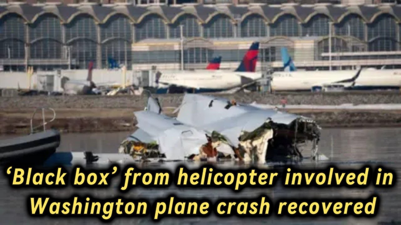 &lsquo;Black box&rsquo; from helicopter involved in Washington plane crash recovered
