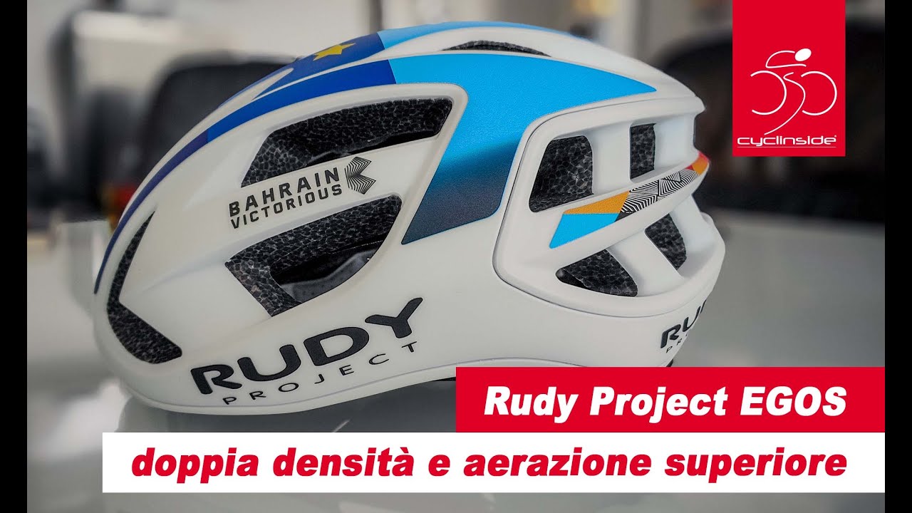 Rudy Project Egos: il segreto del comfort è nella doppia densità. Permette aerazione maggiore