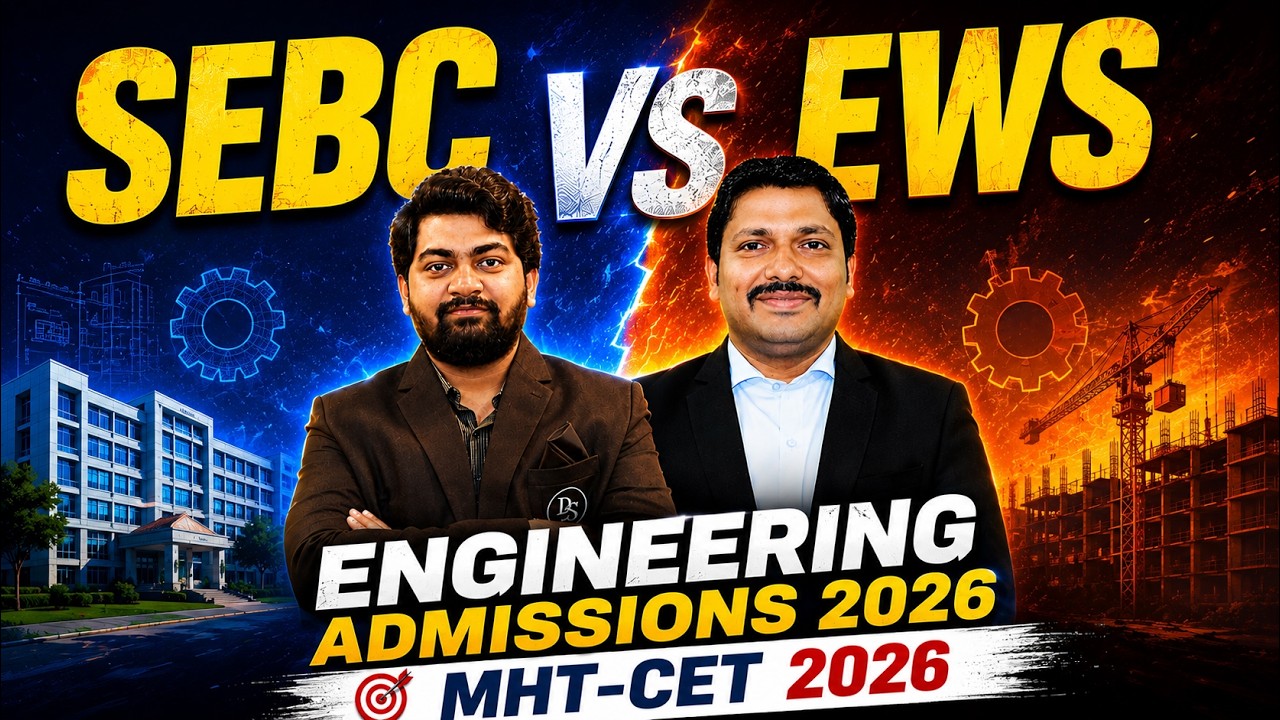 SEBC vs EWS🔥| Engineering Admissions✅ | MHT CET 2026 | By Amit Sir | Dinesh Sir