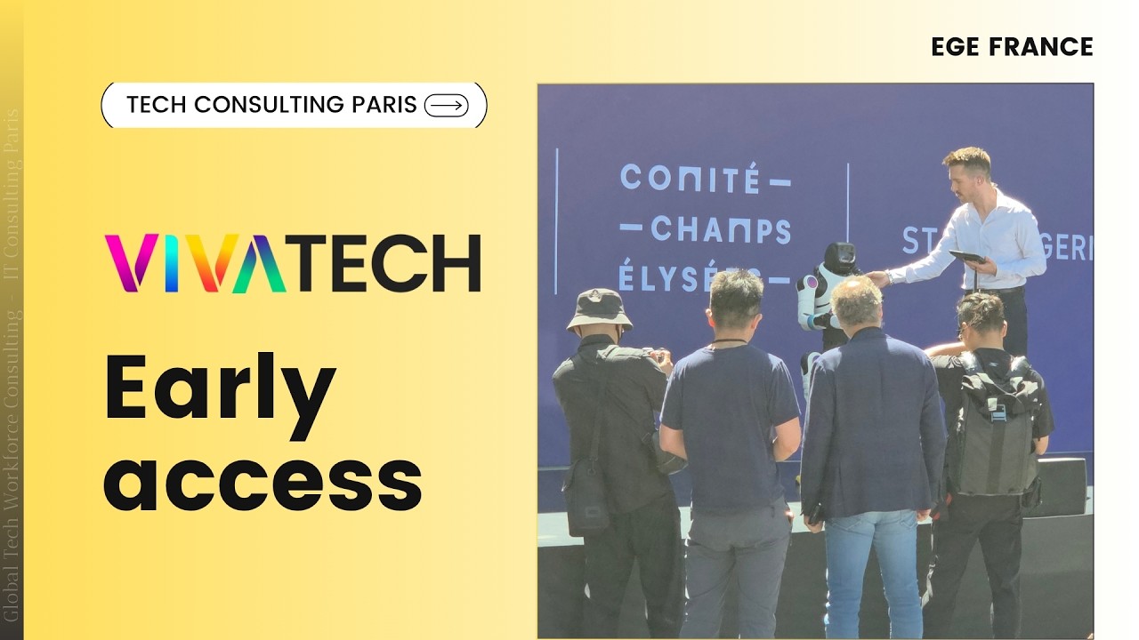 Vivatech 2026 Pre Opening Atmosphere Paris European Innovation| IT Consulting- EGE FRANCE Consulting