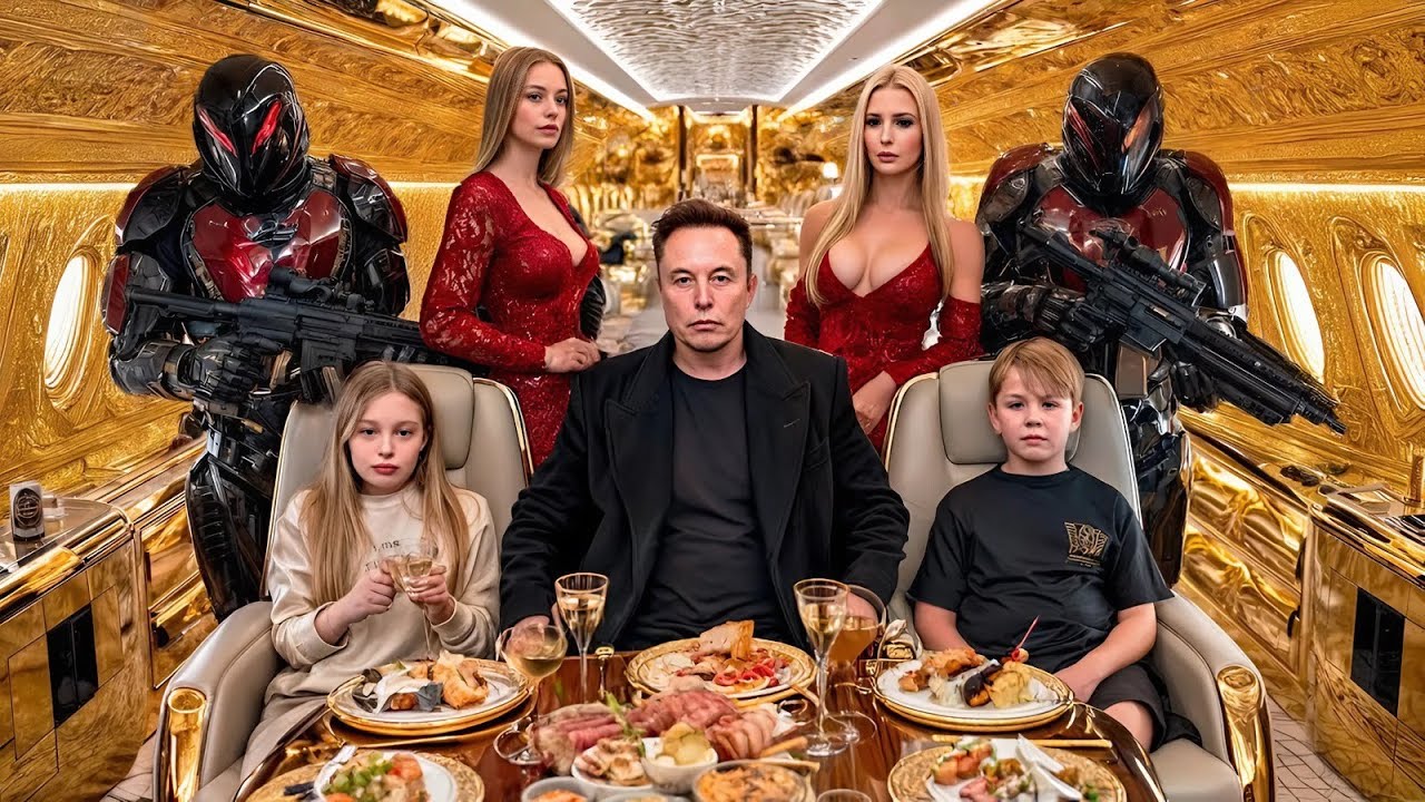 Wie Elon Musks Familie heimlich reist