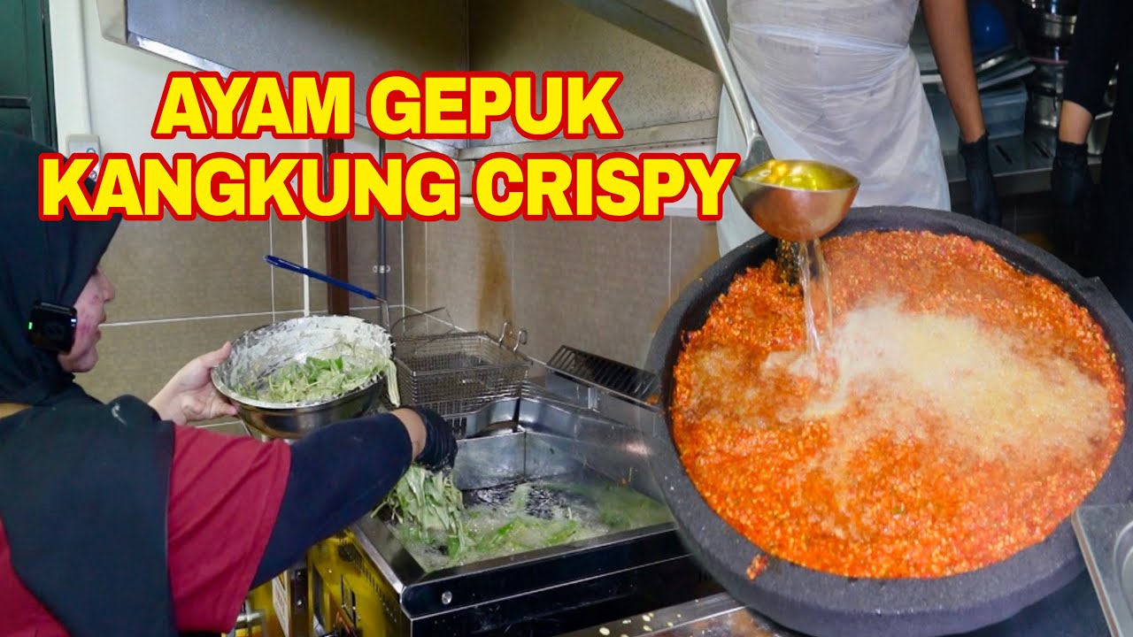 KECOH GARA GARA LETAK KANGKUNG CRISPY DALAM AYAM GEPUK