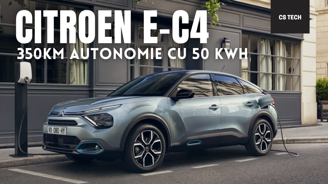 CITRO&Euml;N E-C4 SUV-ul cu autonomie de 350km dintr-un acumulator de 50 kWh și &icirc;ncărcare rapida de 100kW
