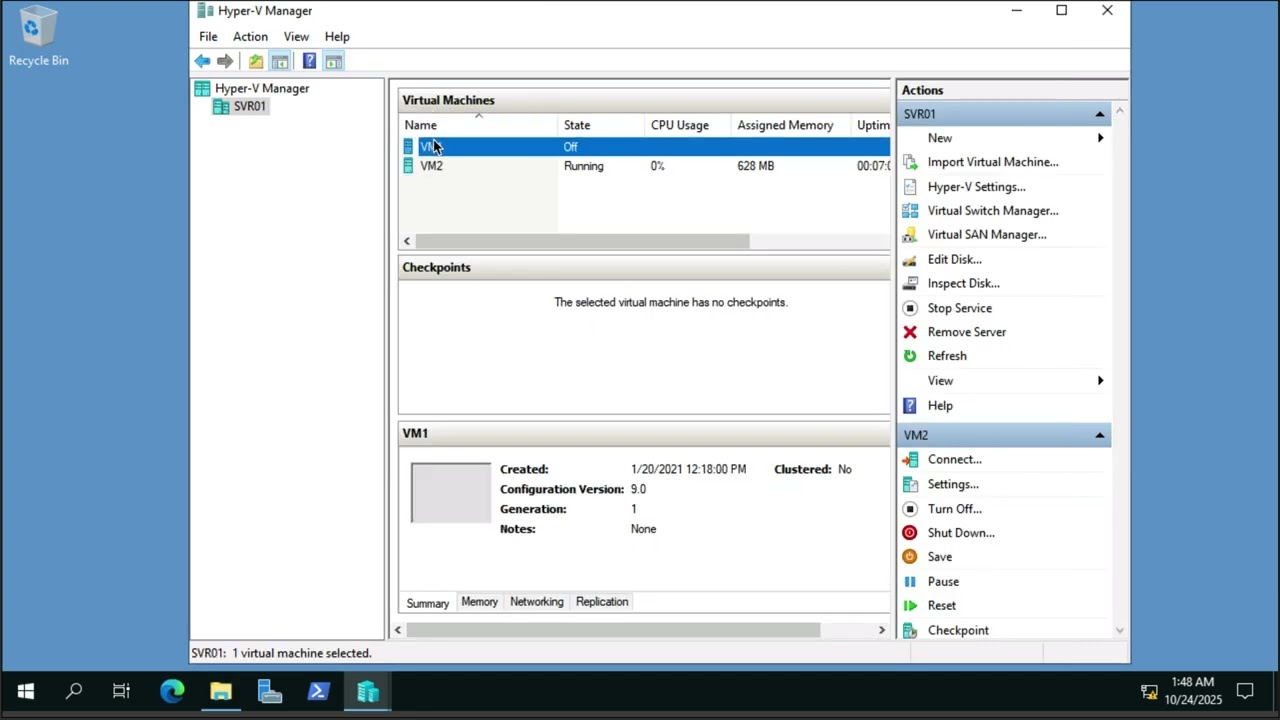 Лабораторная работа по администрированию инфраструктуры Windows Server Hybrid Core: миграция хран...