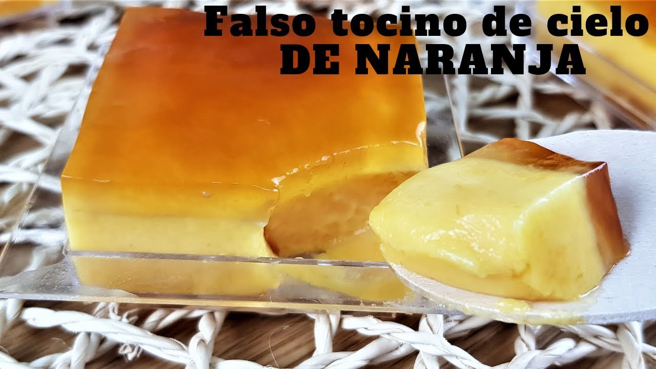 FALSO TOCINO DE CIELO DE NARANJA