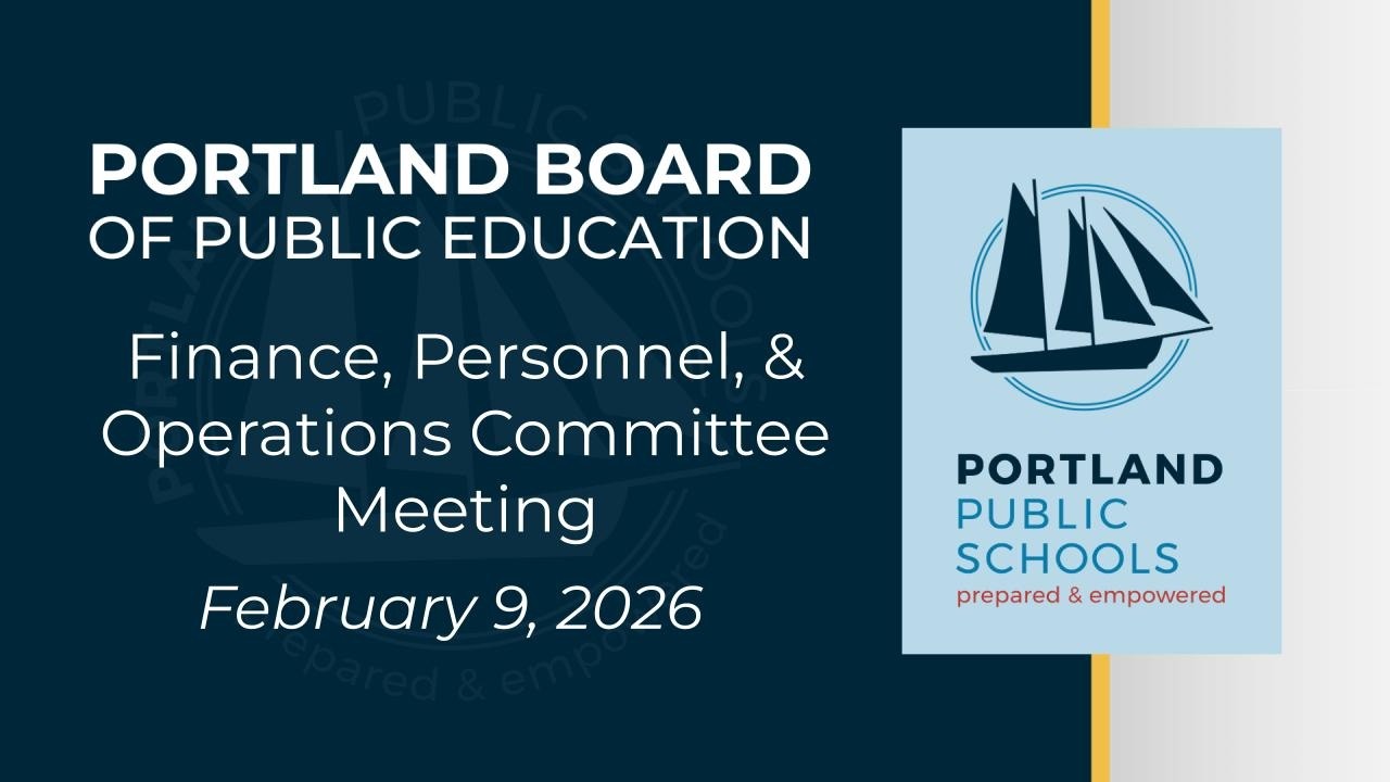 February 9, 2026 Board Finance, Personnel, and Operations Committee Meeting