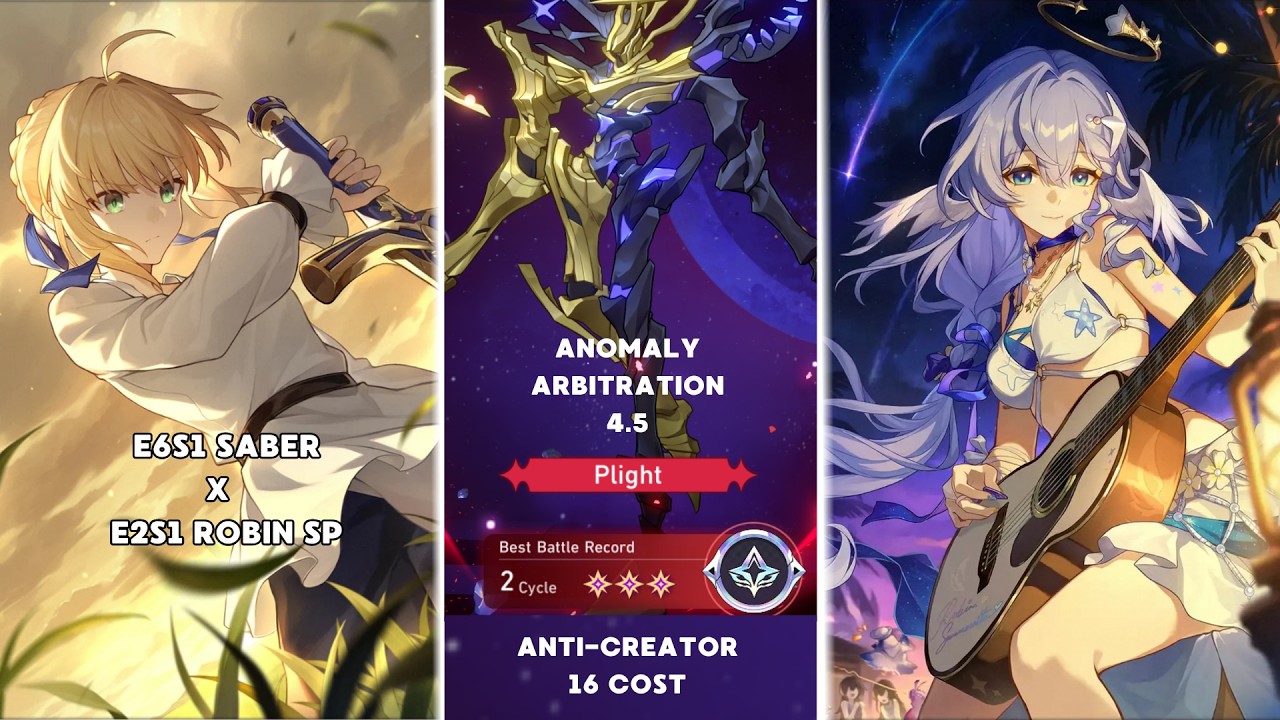 Plight Mode | Saber x Robin &bull; Summeretto | Anomaly Arbitration HSR 4.5