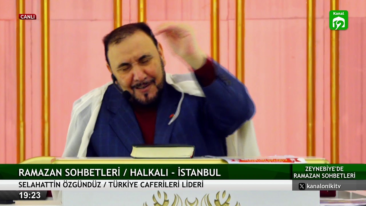 🔴KANAL 12 CANLI YAYIN / ZEYNEBİYE'DE RAMAZAN SOHBETLERİ