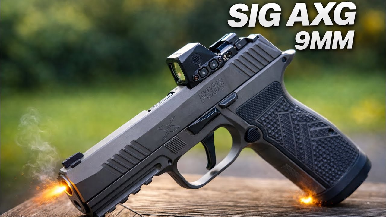 Обзор SIG P365 AXG Legion 9 мм: лучший пистолет для повседневного ношения?