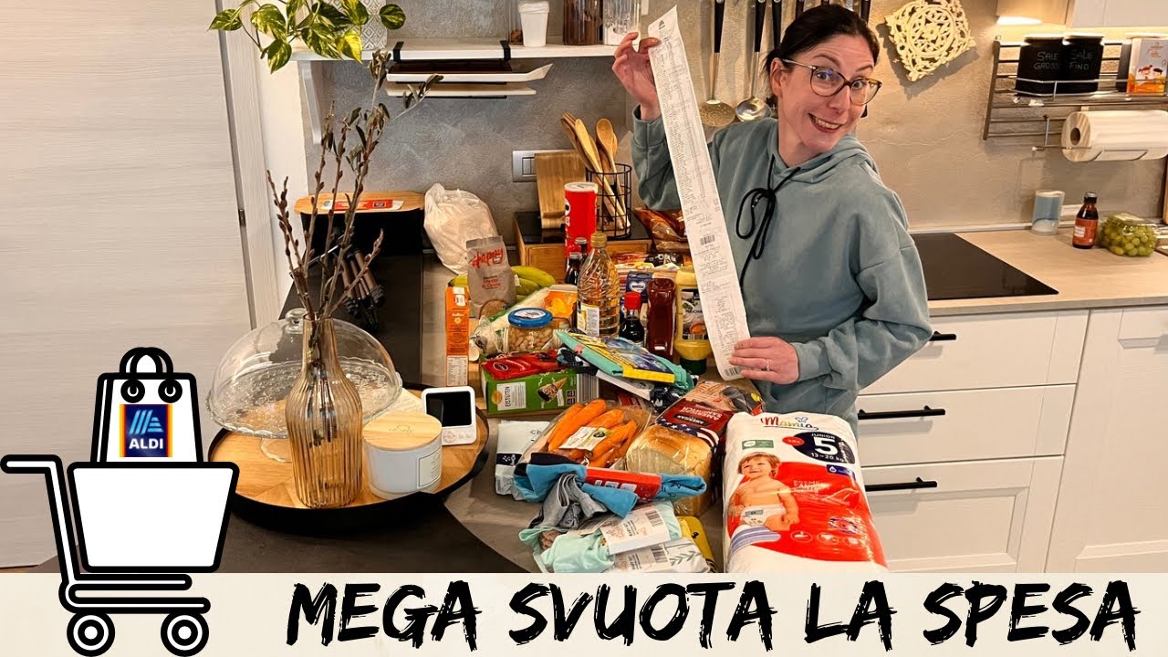 Mega Svuota La Spesa Aldi 🛒 Spesa e tante idee ricette +Vestiti 👚